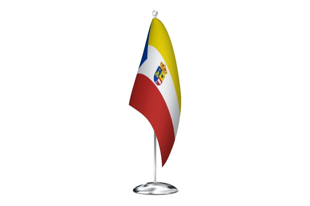 Bandera de despacho de Villalba de Duero de alta calidad