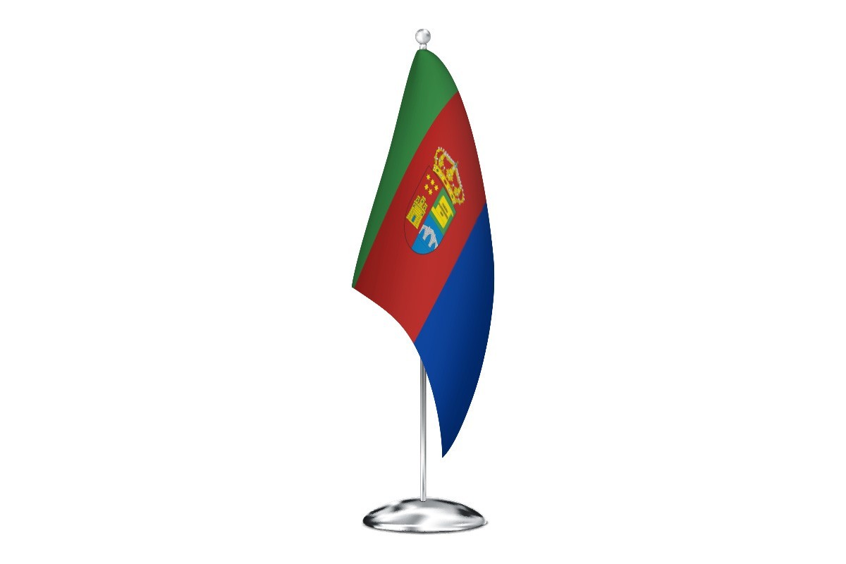 Bandera de despacho de Villalbilla de Burgos de alta calidad