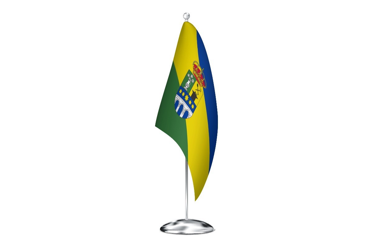 Bandera de despacho de Villasur de Herreros de alta calidad