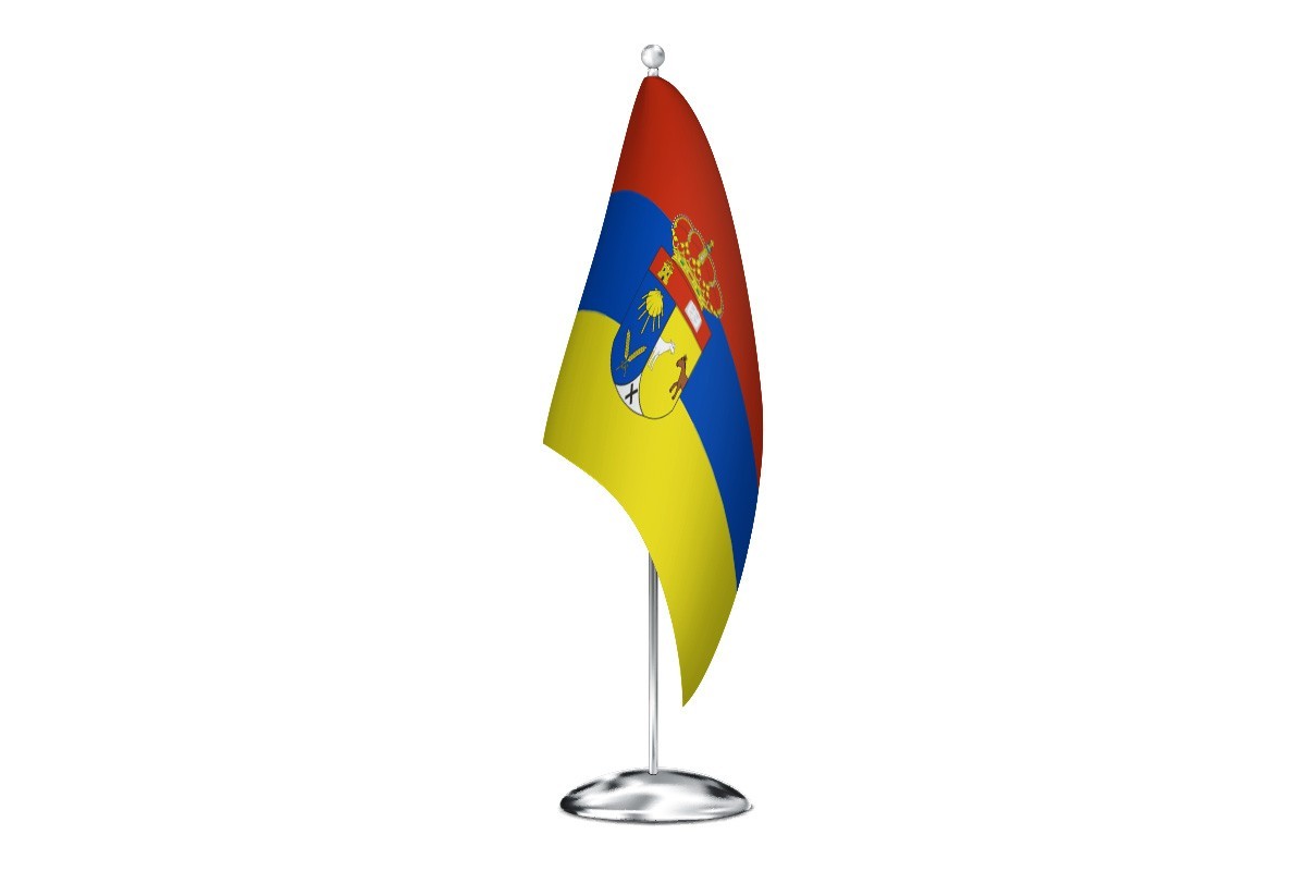Bandera de despacho de Zuñeda de alta calidad