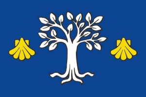 Bandera de Pobra do Caramiñal de alta calidad para exterior 123