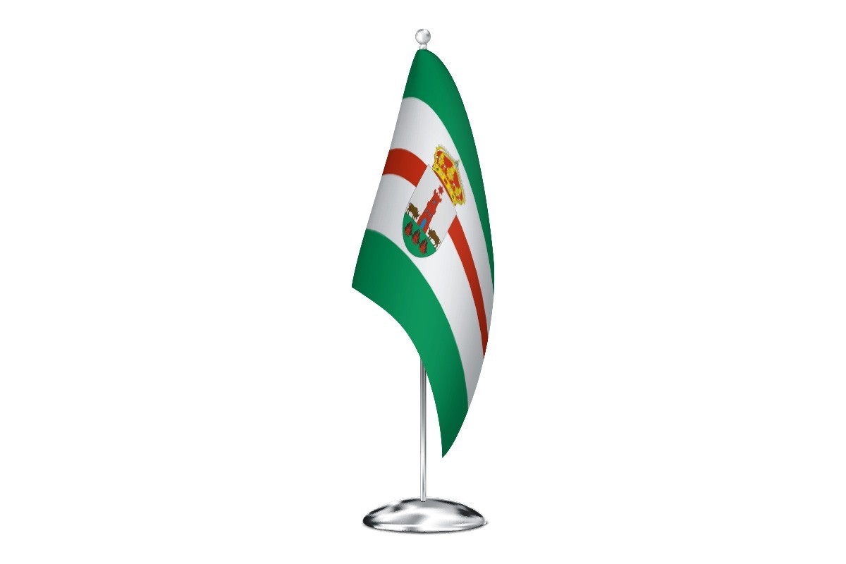 Bandera de despacho de Bustillo del Páramo de alta calidad