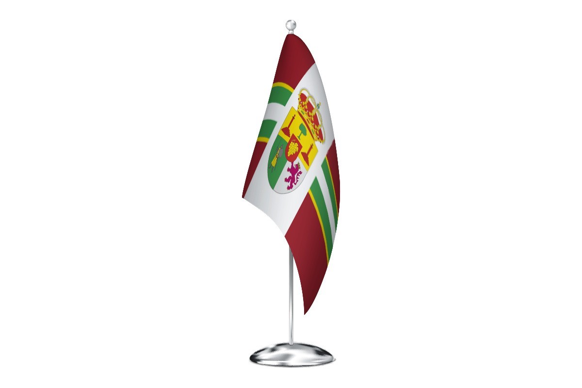 Bandera de despacho de Gordaliza del Pino de alta calidad