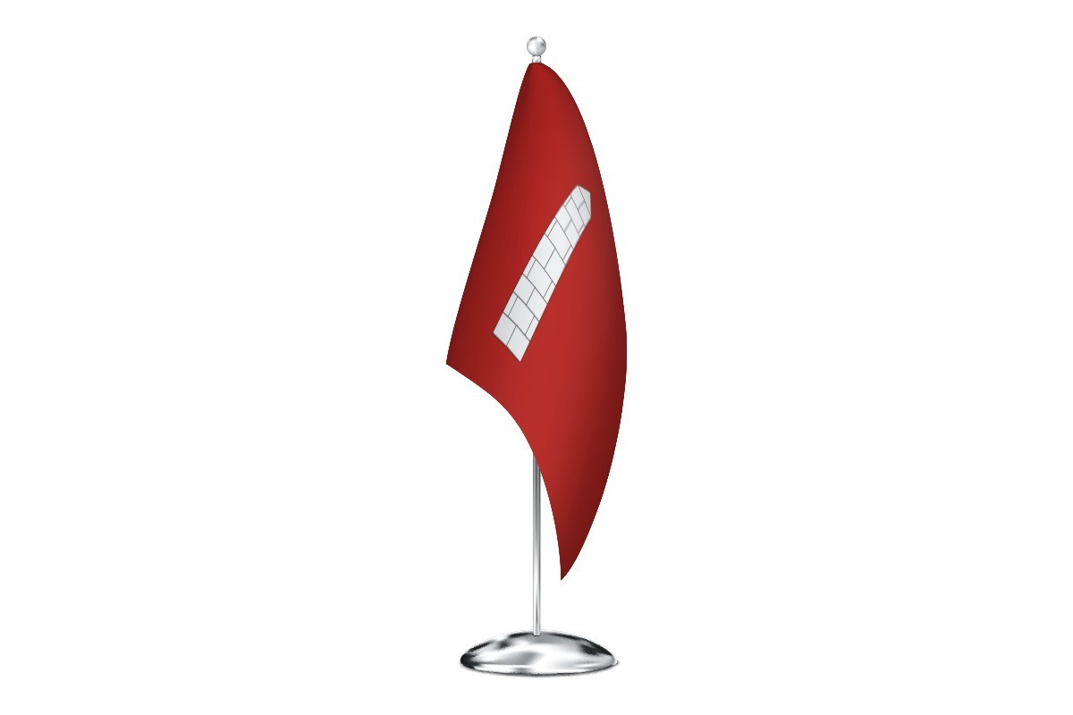 Bandera de despacho de Murias de Paredes de alta calidad