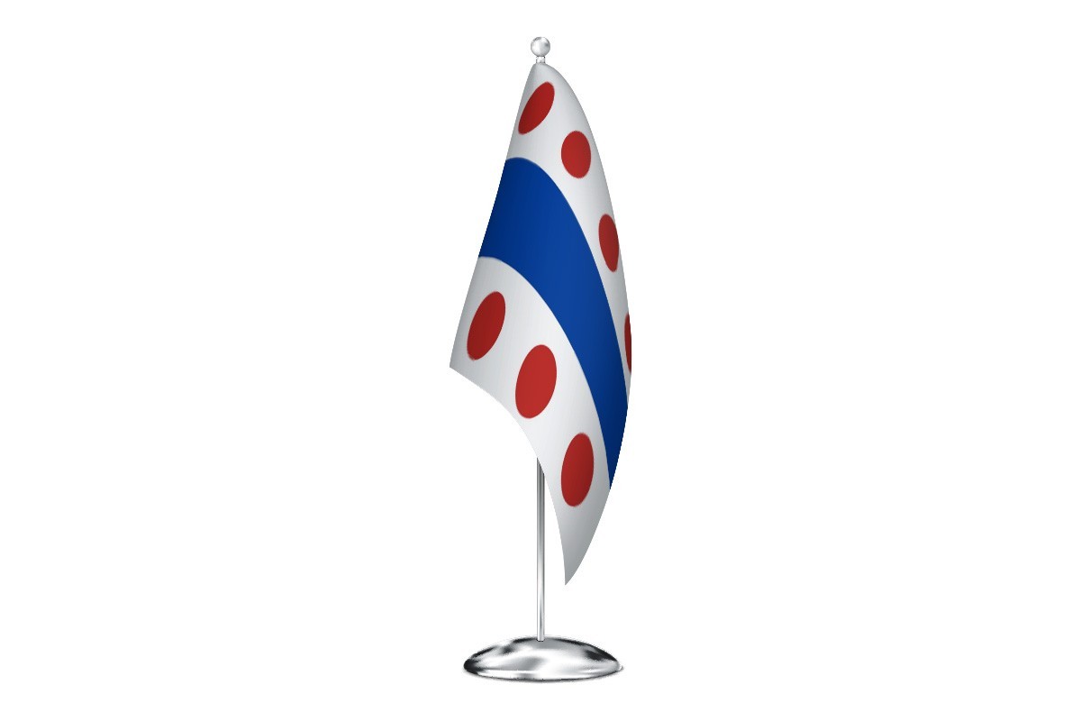 Bandera de despacho de Posada de Valdeón de alta calidad
