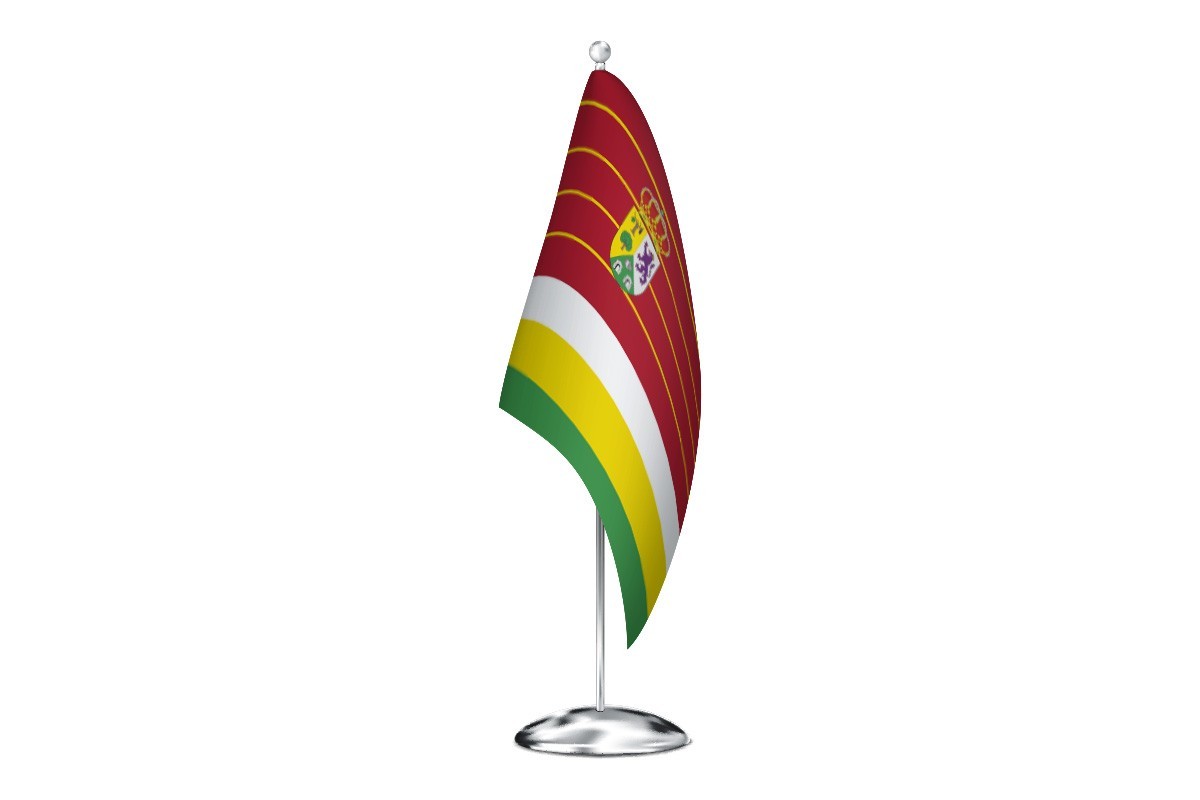 Bandera de despacho de San Adrián del Valle de alta calidad