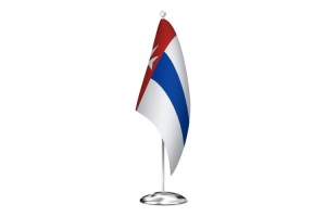 Bandera de despacho de San Cristóbal de la Polantera de alta calidad 123