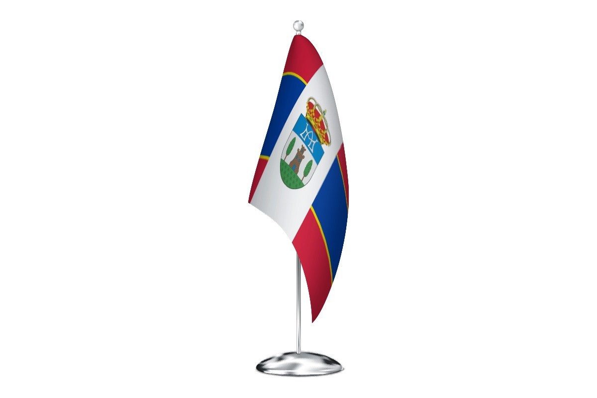 Bandera de despacho de Santa María del Páramo de alta calidad