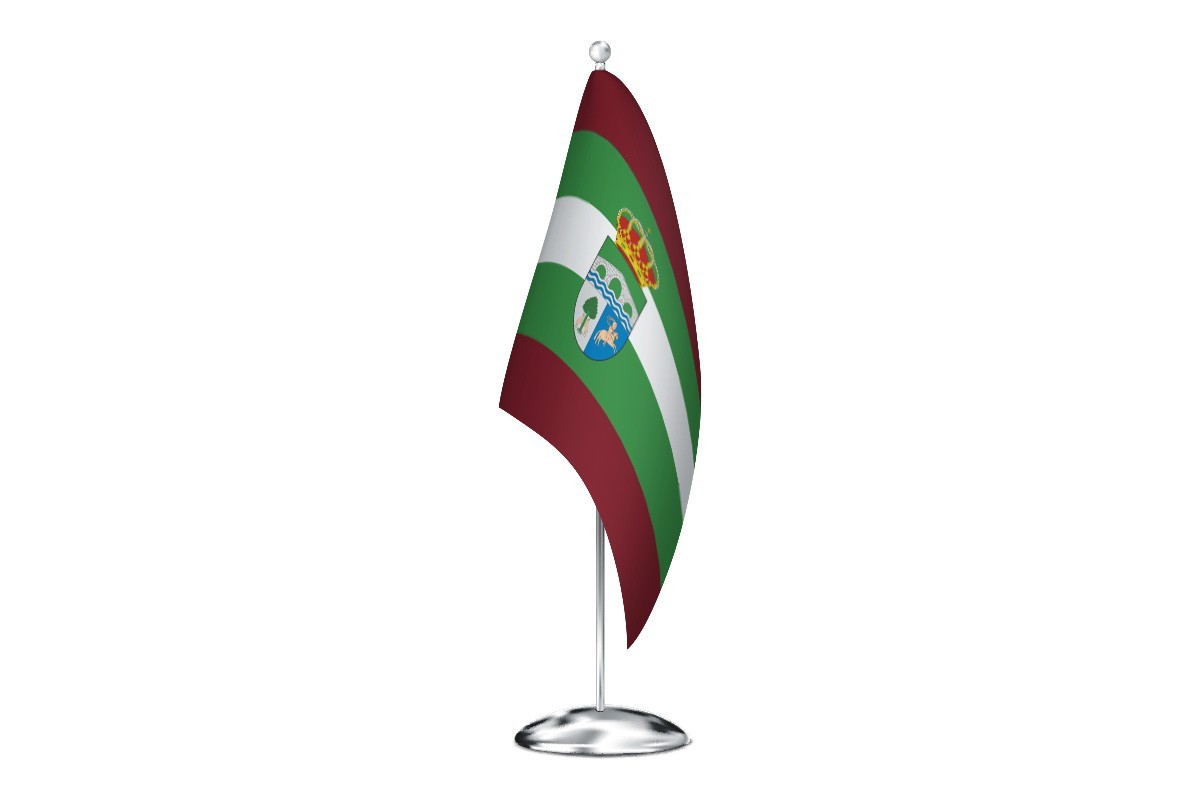 Bandera de despacho de Valdelugueros de alta calidad