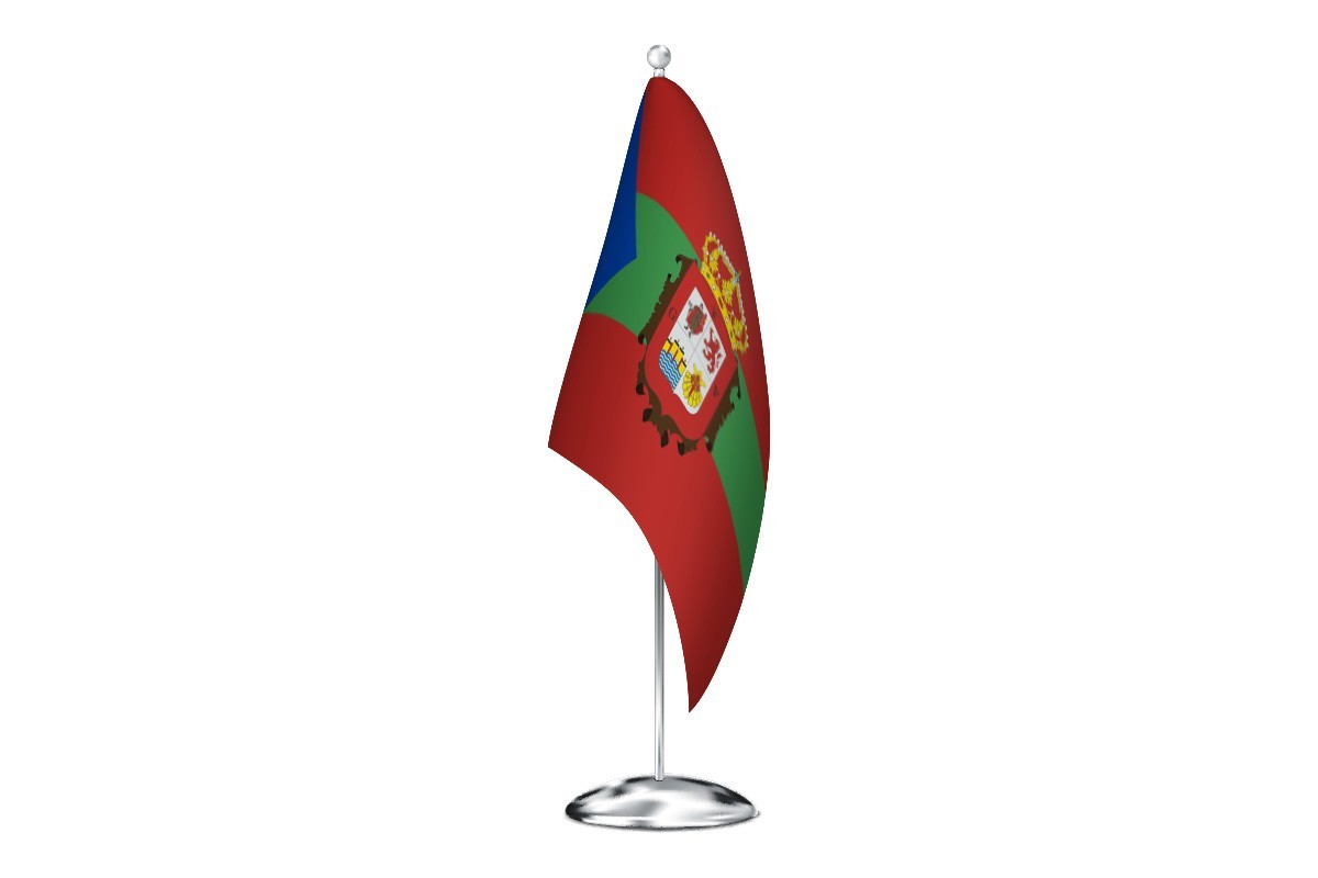 Bandera de despacho de Vega de Infanzones de alta calidad