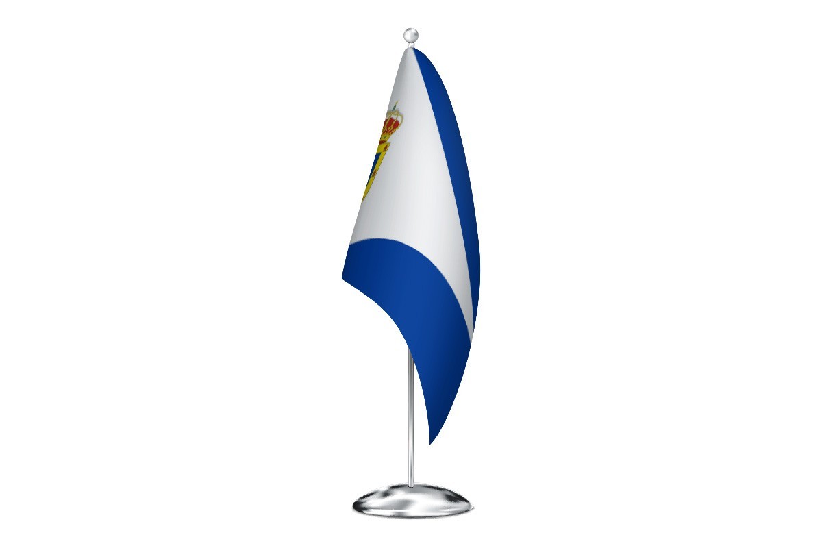 Bandera de despacho de Villagatón de alta calidad