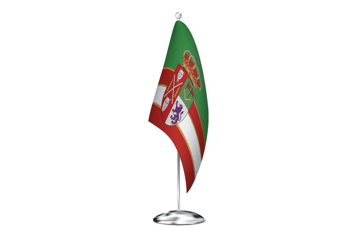 Bandera de despacho de Villamandos de alta calidad