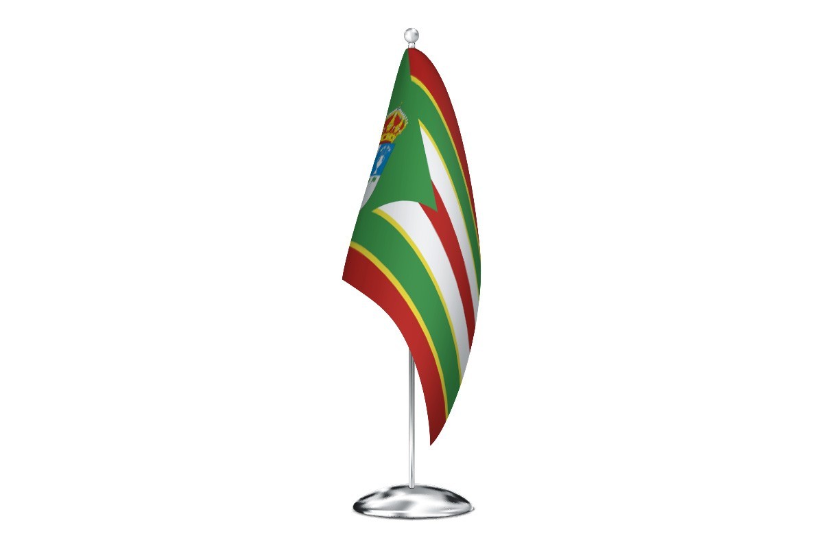 Bandera de despacho de Villamontán de la Valduerna de alta calidad