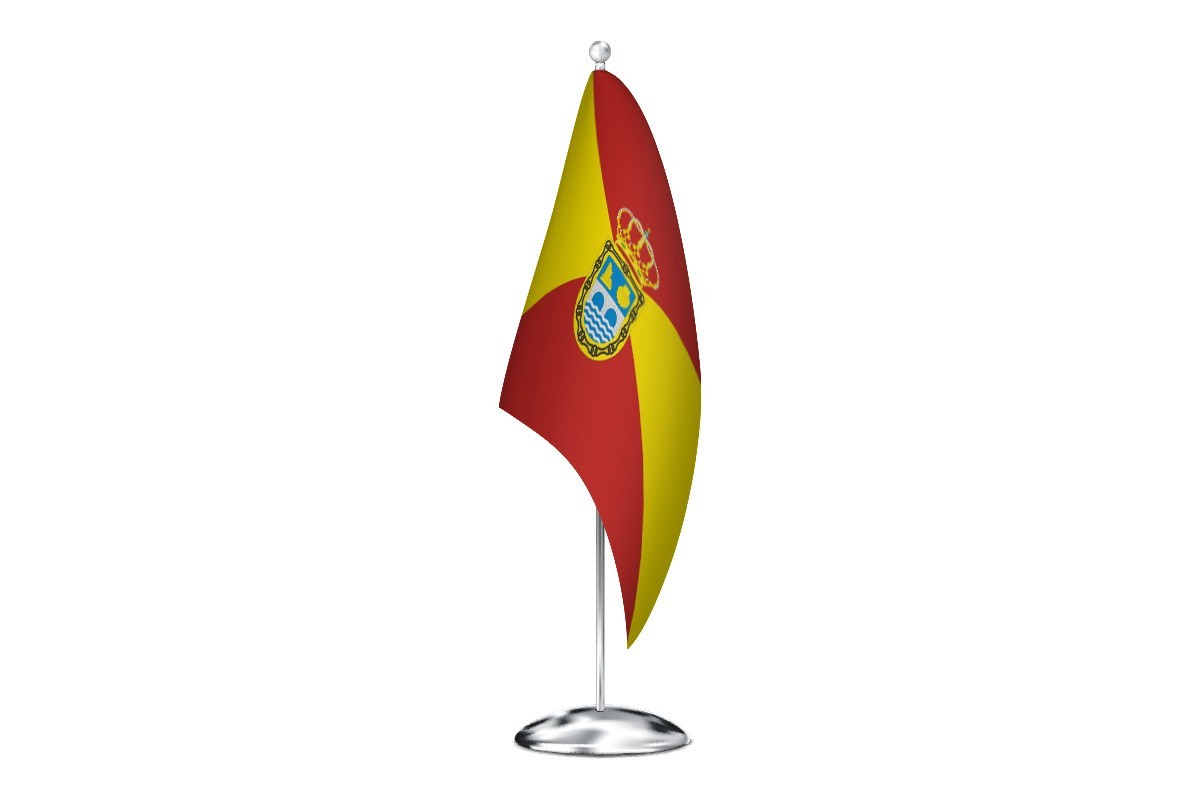 Bandera de despacho de Villasabariego de alta calidad