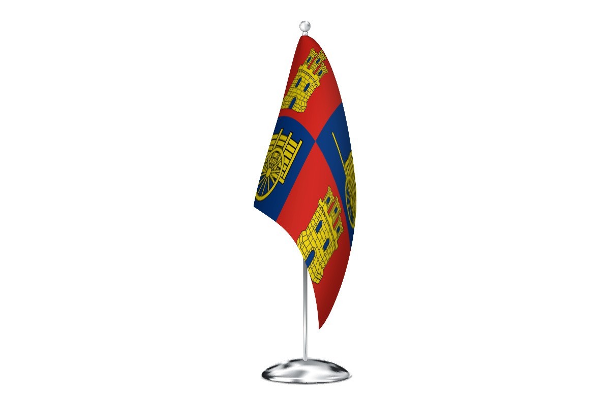 Bandera de despacho de Carrión de los Condes de alta calidad