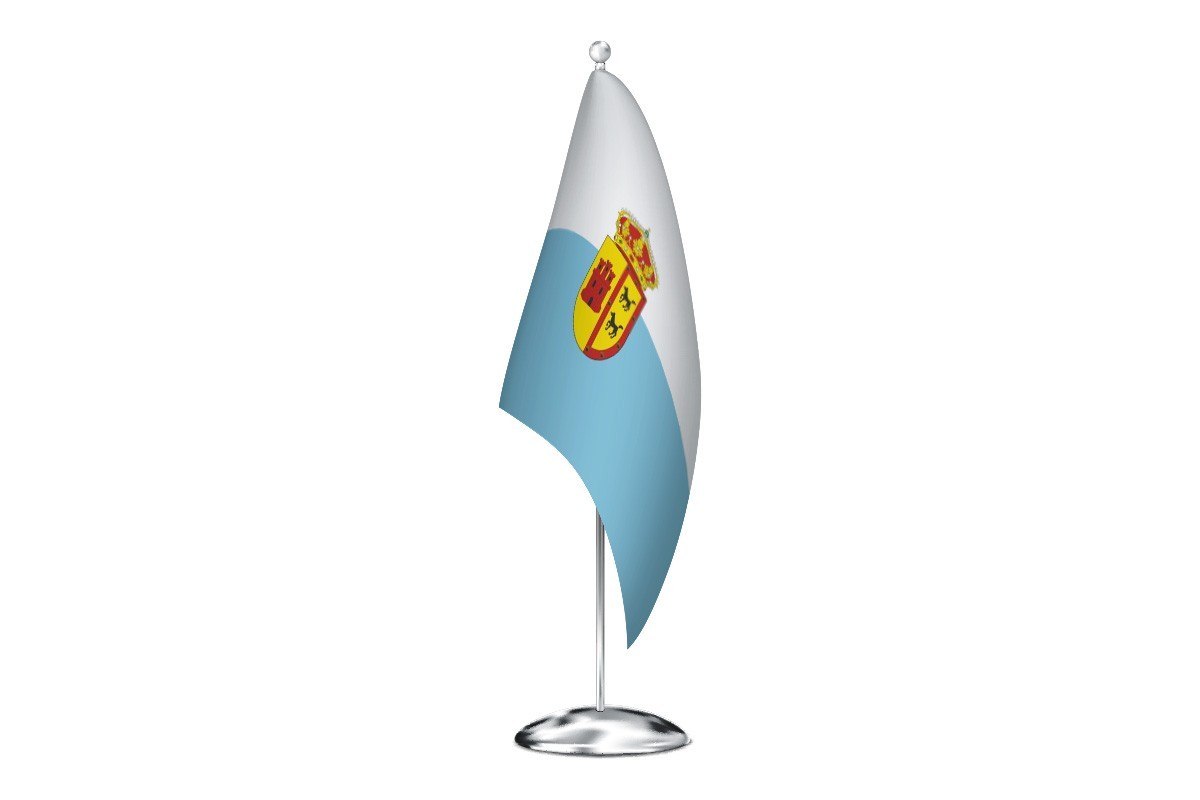 Bandera de despacho de Castrillo de Don Juan de alta calidad