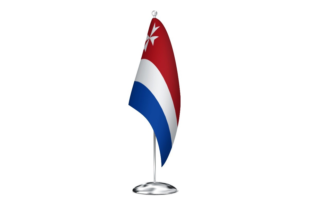 Bandera de despacho de Castrillo de Villavega de alta calidad