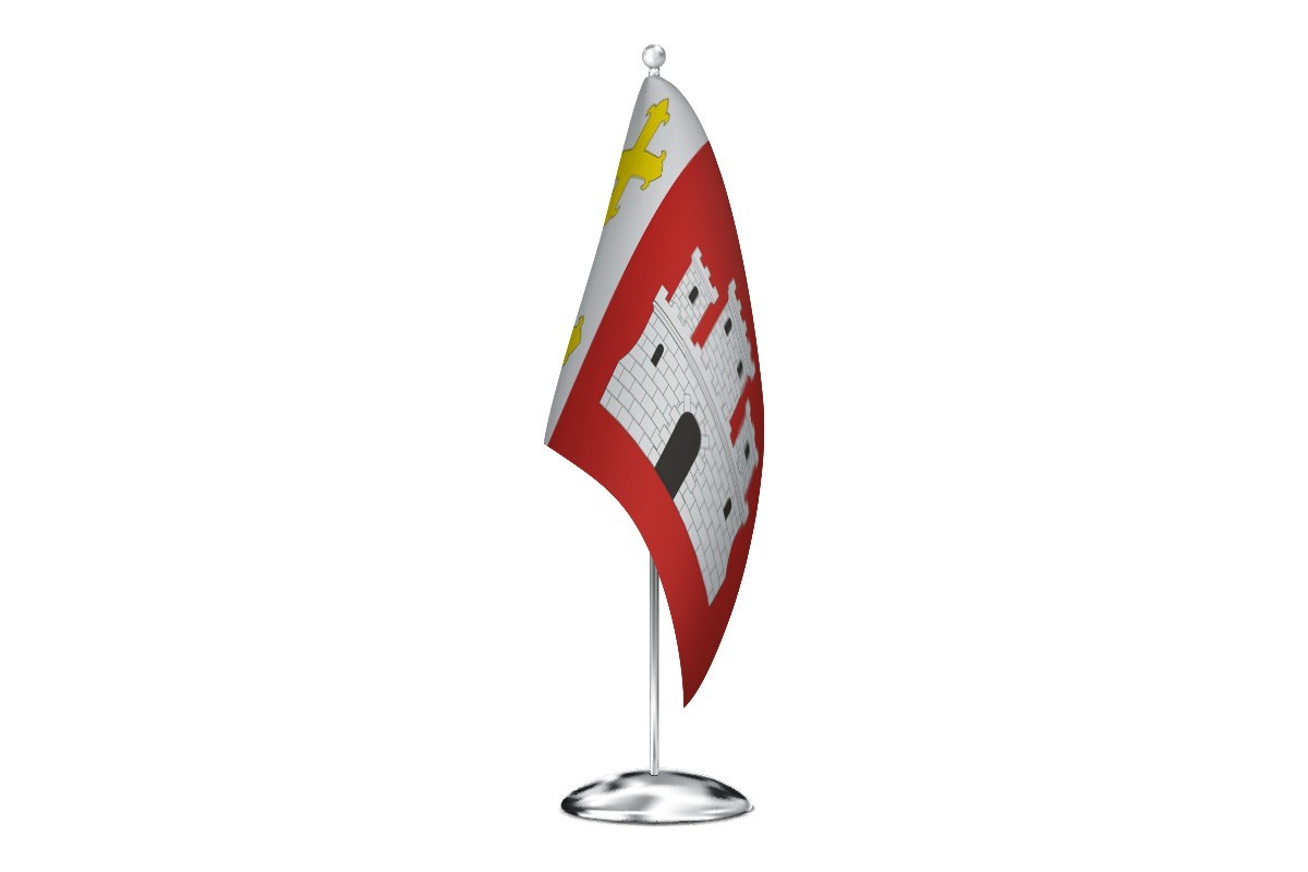 Bandera de despacho de Magaz de Pisuerga de alta calidad