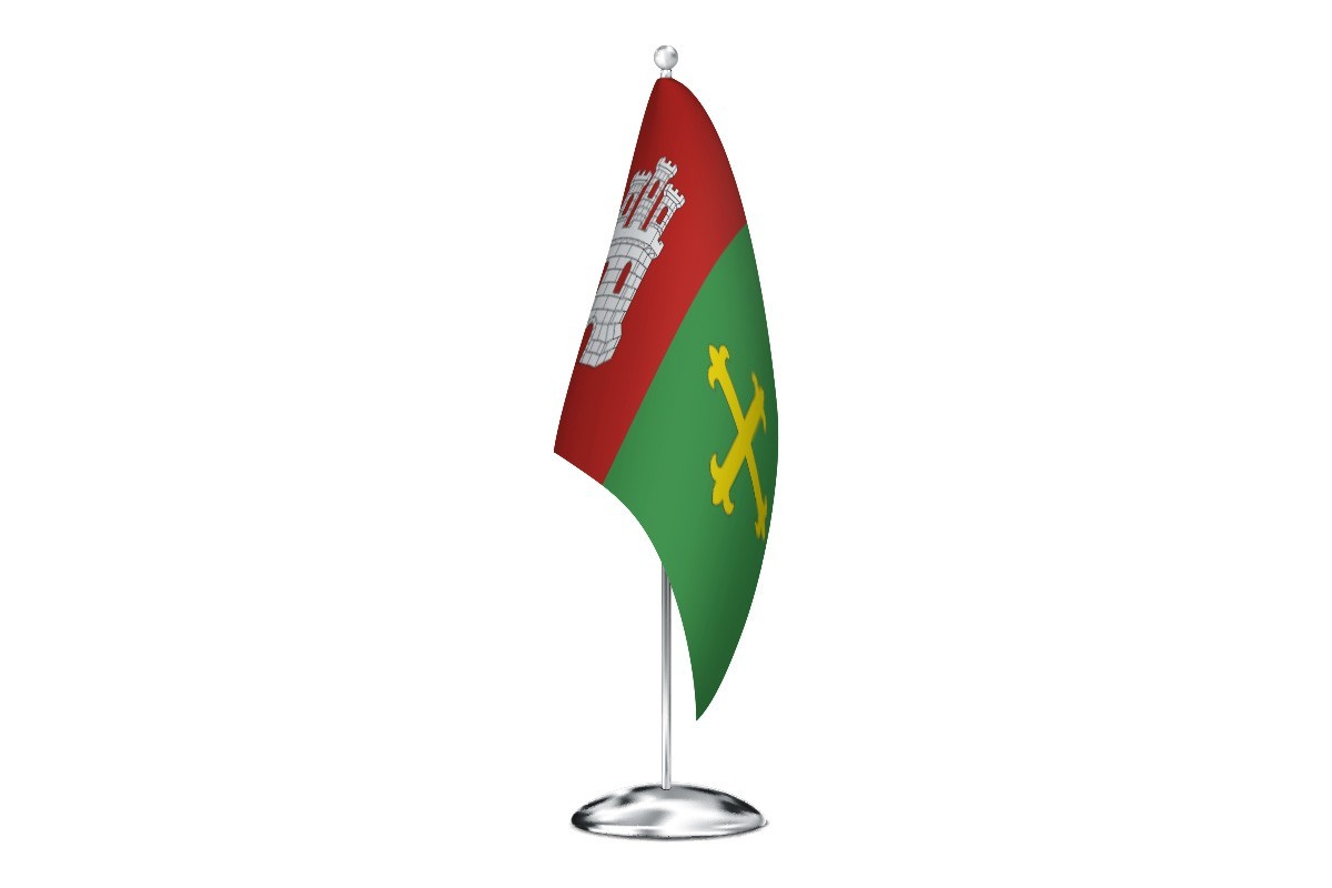 Bandera de despacho de Melgar de Yuso de alta calidad