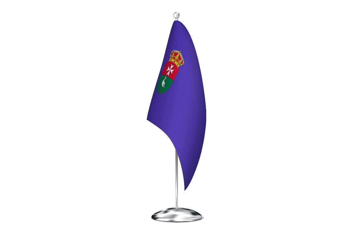 Bandera de despacho de Población de Campos de alta calidad