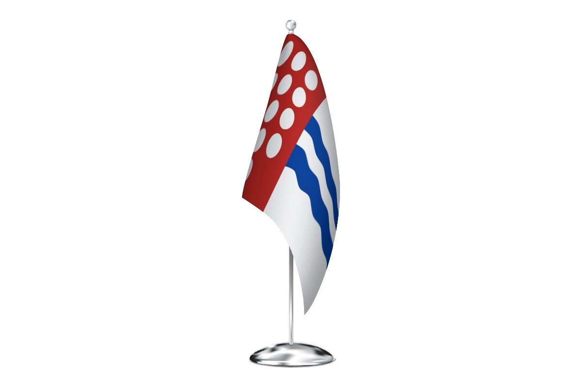 Bandera de despacho de Pomar de Valdivia de alta calidad