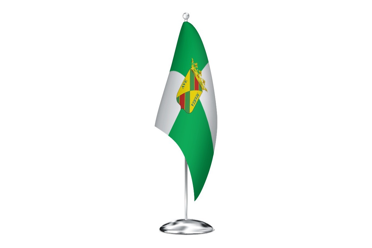 Bandera de despacho de Saldaña de alta calidad