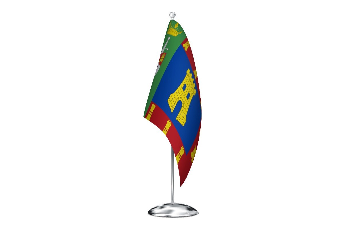 Bandera de despacho de Villahán de alta calidad