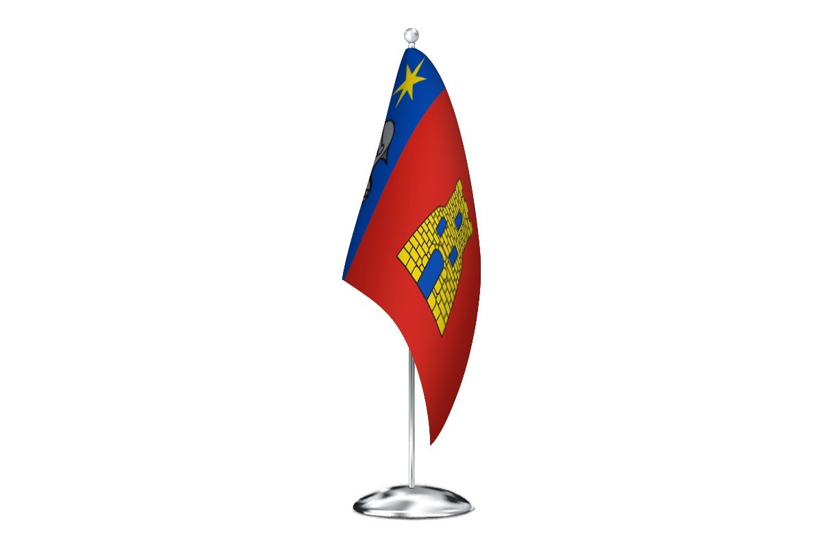 Bandera de despacho de Villamoronta de alta calidad