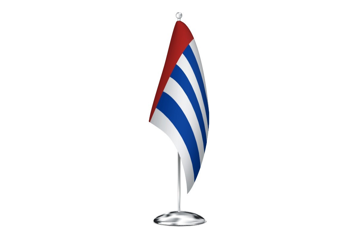 Bandera de despacho de Villaviudas de alta calidad