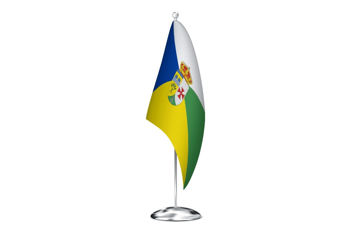 Bandera de despacho de Bañobárez de alta calidad