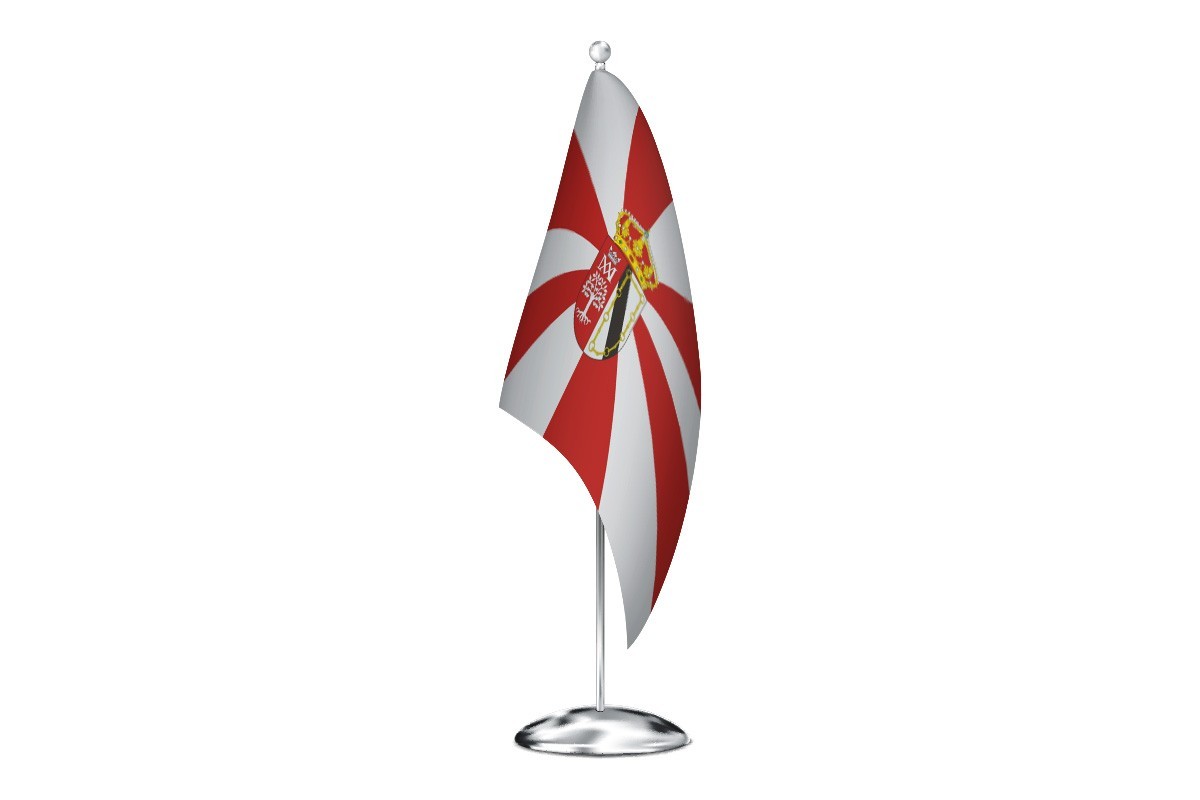 Bandera de despacho de Cereceda de la Sierra de alta calidad