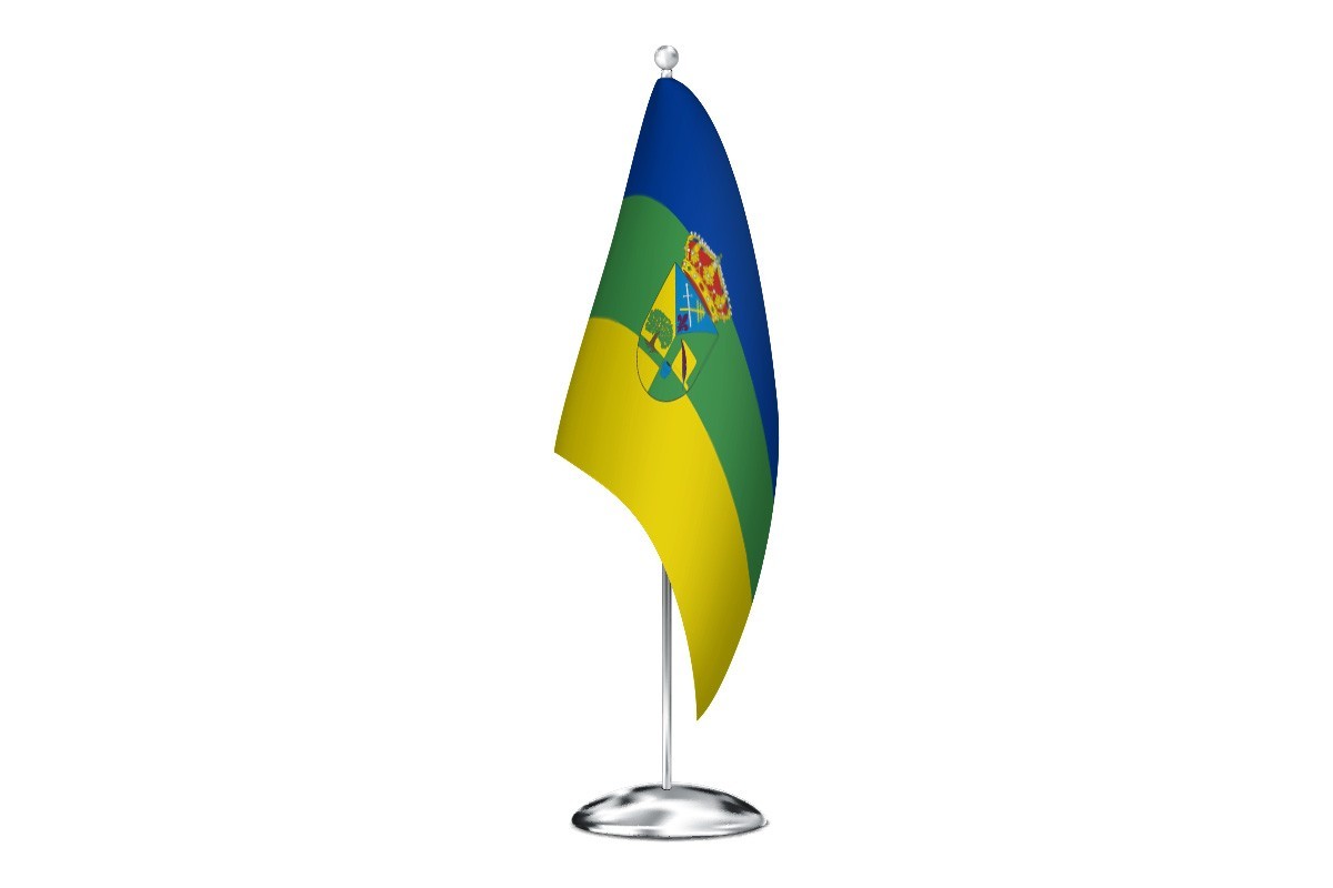 Bandera de despacho de Encina de San Silvestre de alta calidad