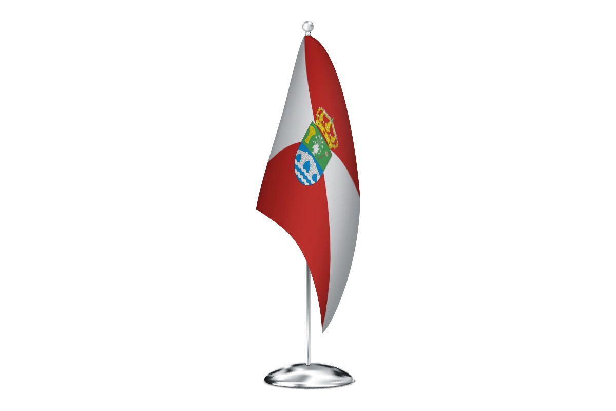 Bandera de despacho de Espino de la Orbada de alta calidad