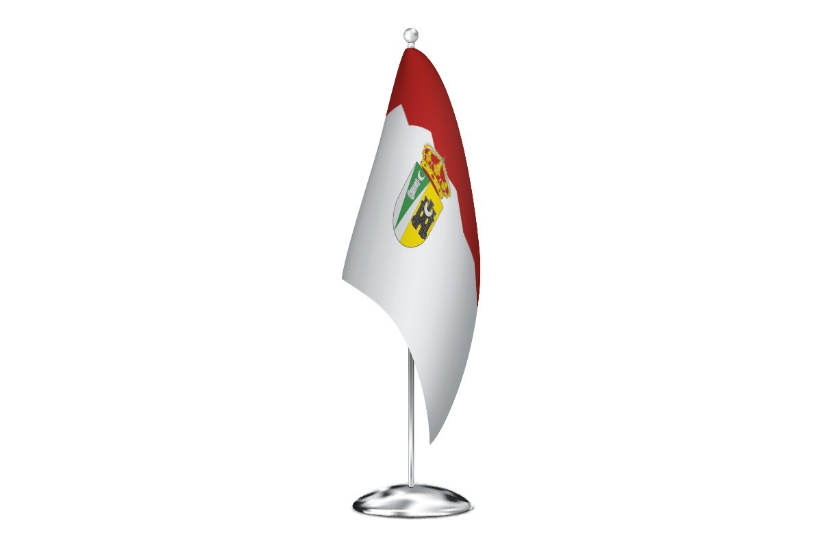 Bandera de despacho de Miranda de Azán de alta calidad