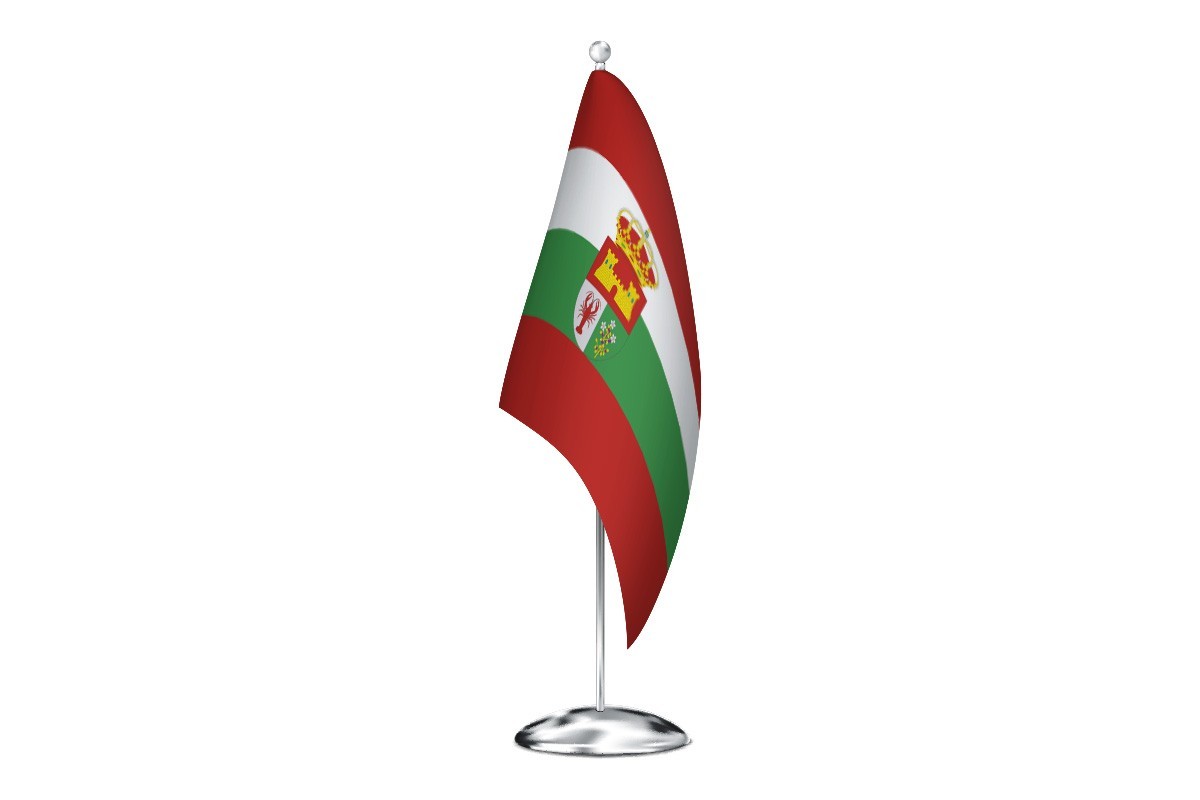 Bandera de despacho de Aldeasoña de alta calidad