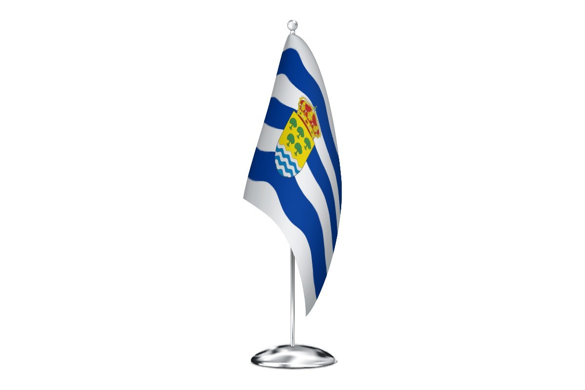 Bandera de despacho de Carrascal del Río de alta calidad