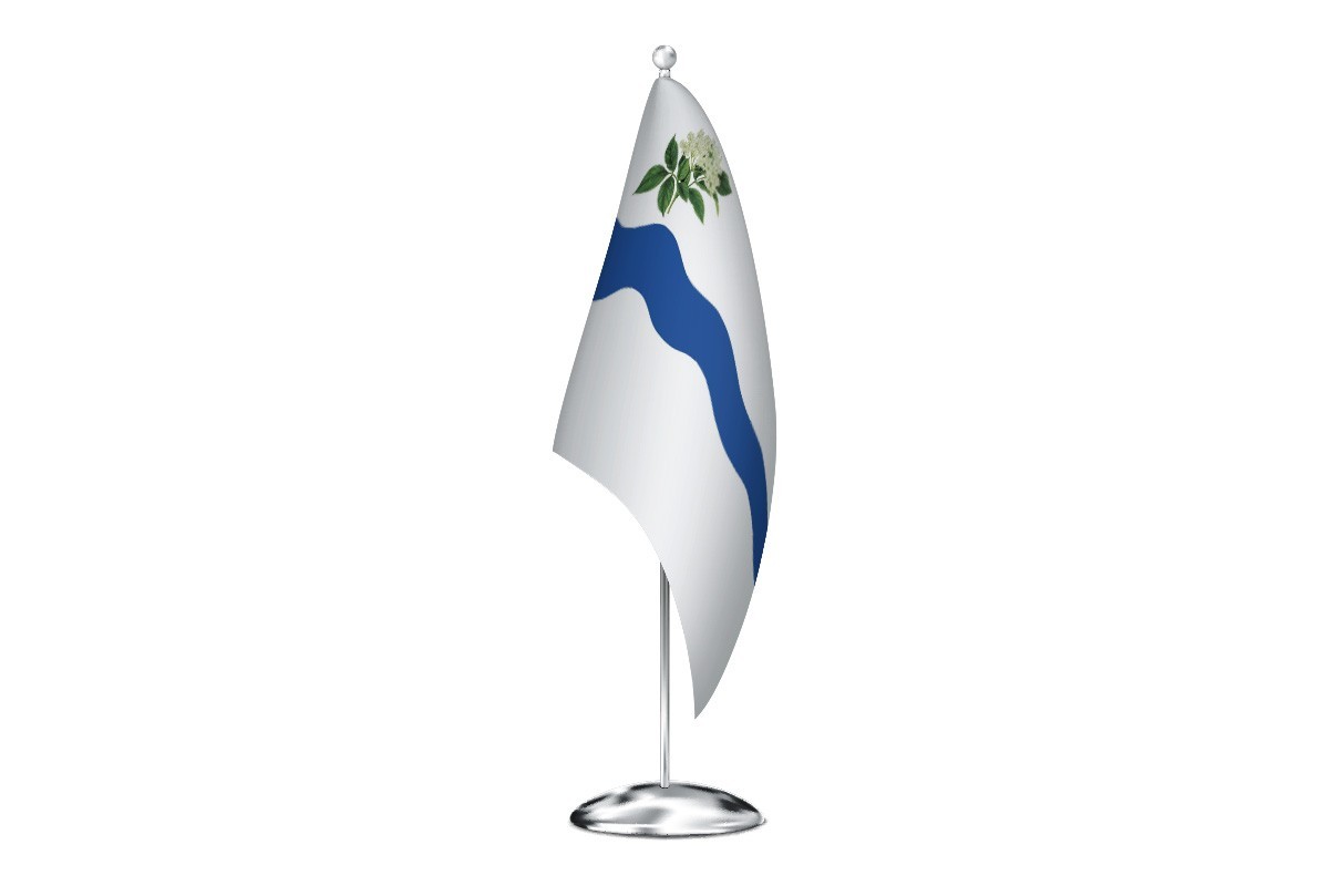 Bandera de despacho de Fuentesaúco de Fuentidueña de alta calidad