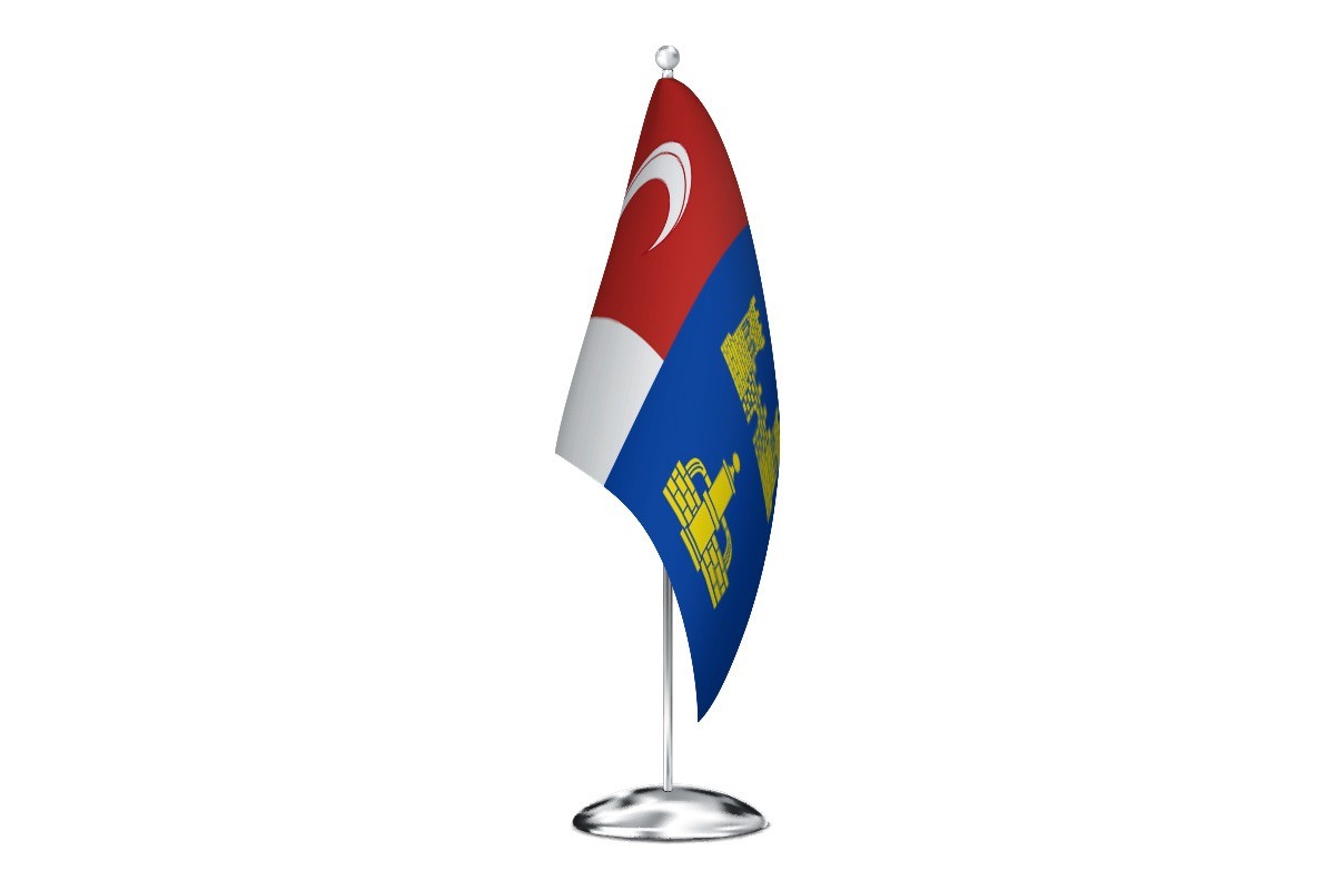 Bandera de despacho de Fuentidueña de alta calidad