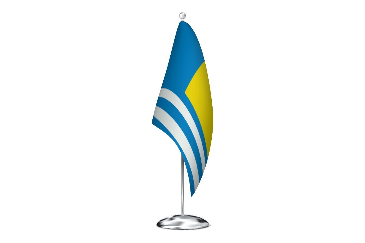 Bandera de despacho de Palazuelos de Eresma de alta calidad