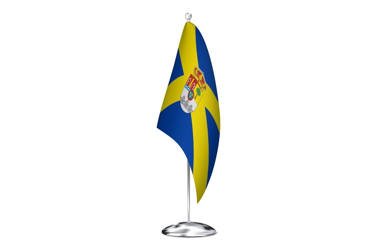 Bandera de despacho de Real Sitio de San Ildefonso de alta calidad