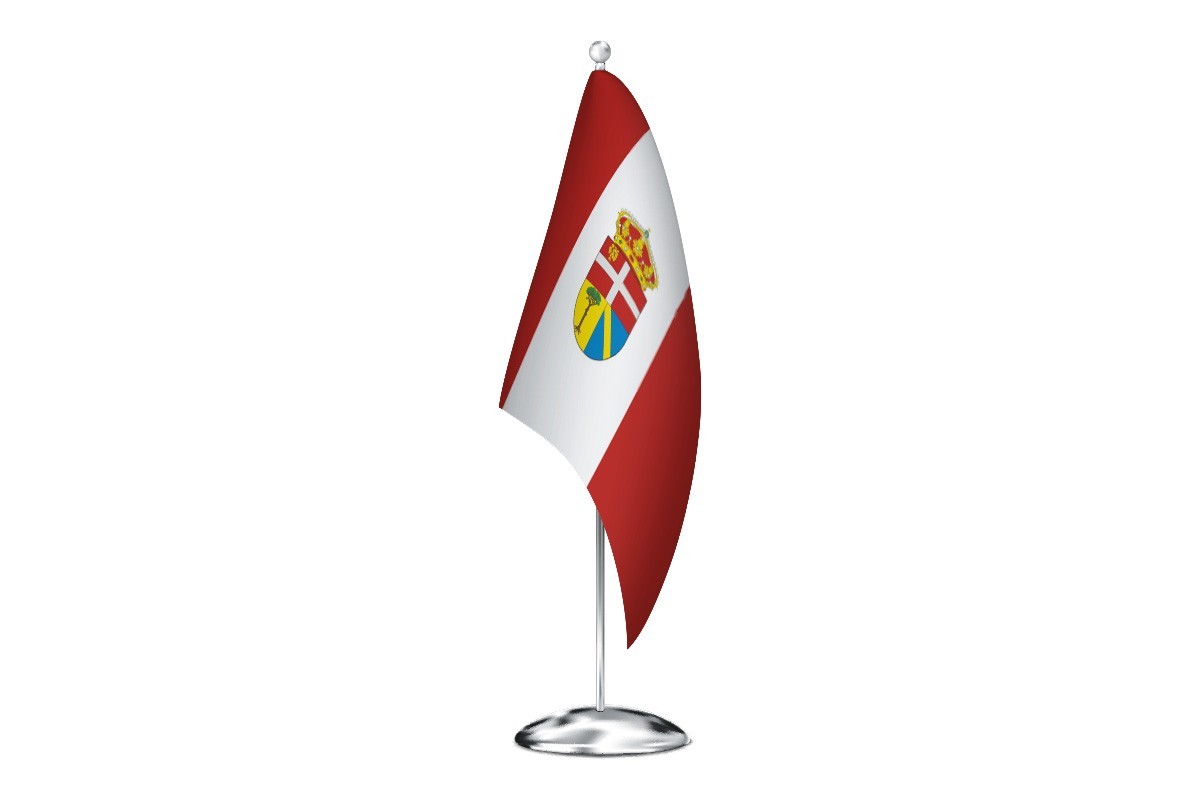 Bandera de despacho de Santiuste de San Juan Bautista de alta calidad