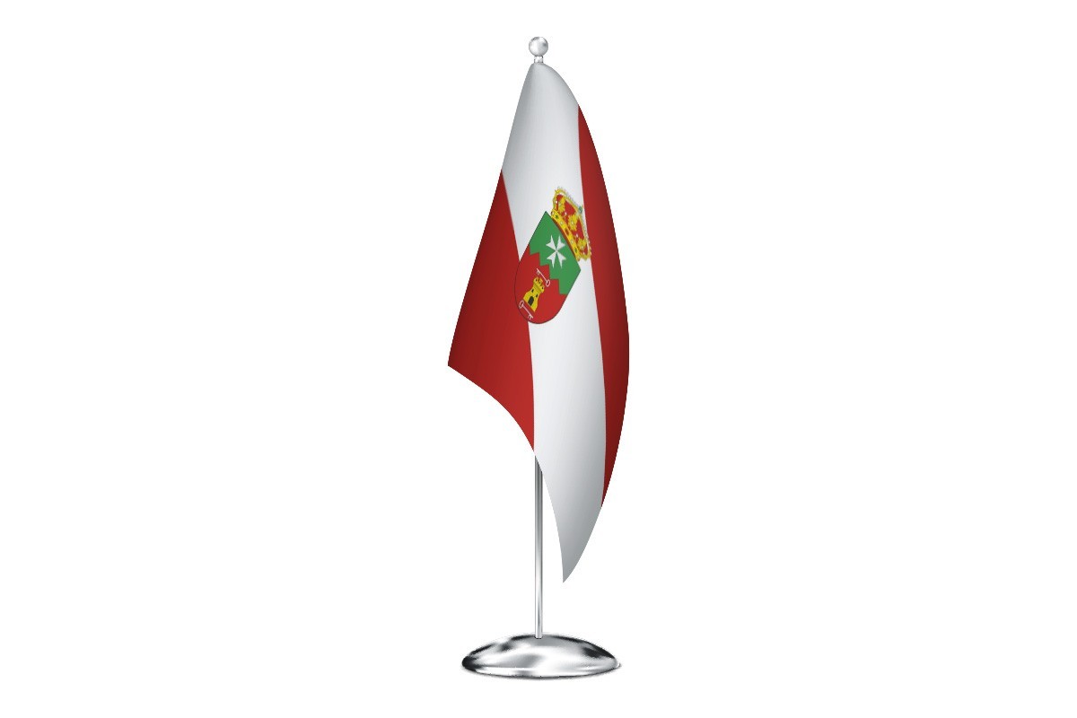 Bandera de despacho de Santo Tomé del Puerto de alta calidad