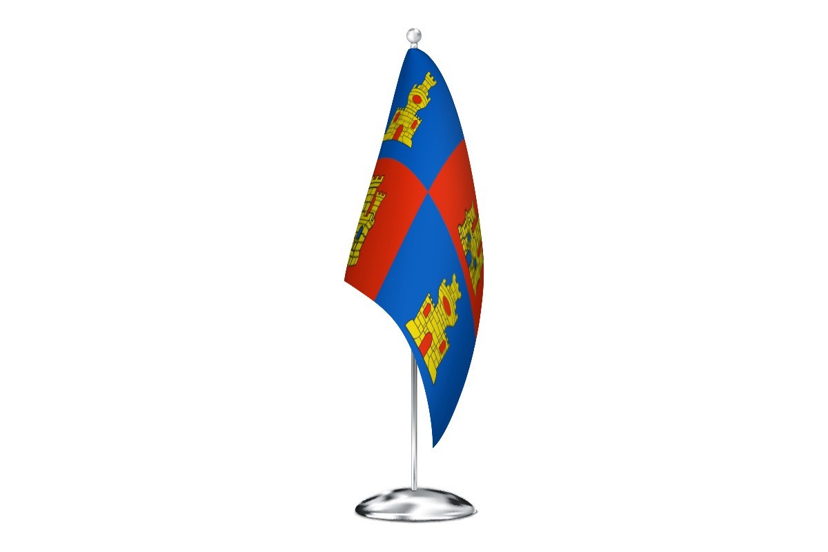 Bandera de despacho de Villacastín de alta calidad