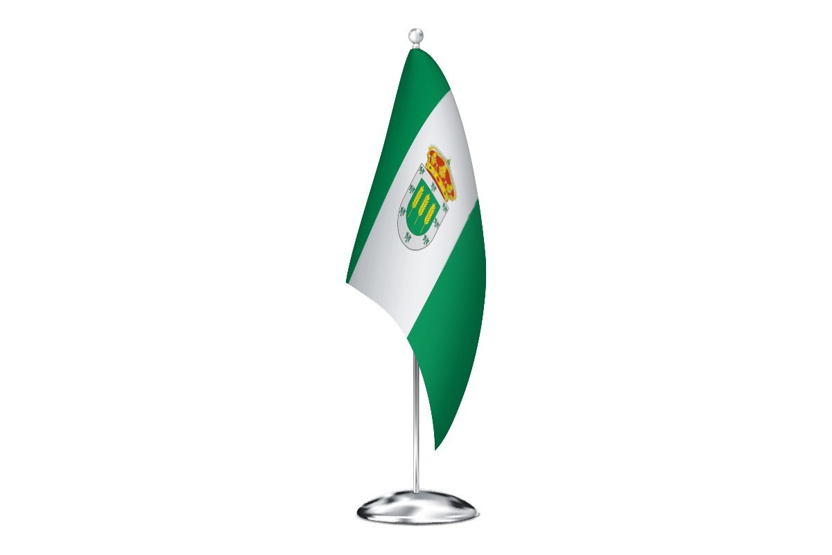 Bandera de despacho de Zarzuela del Monte de alta calidad
