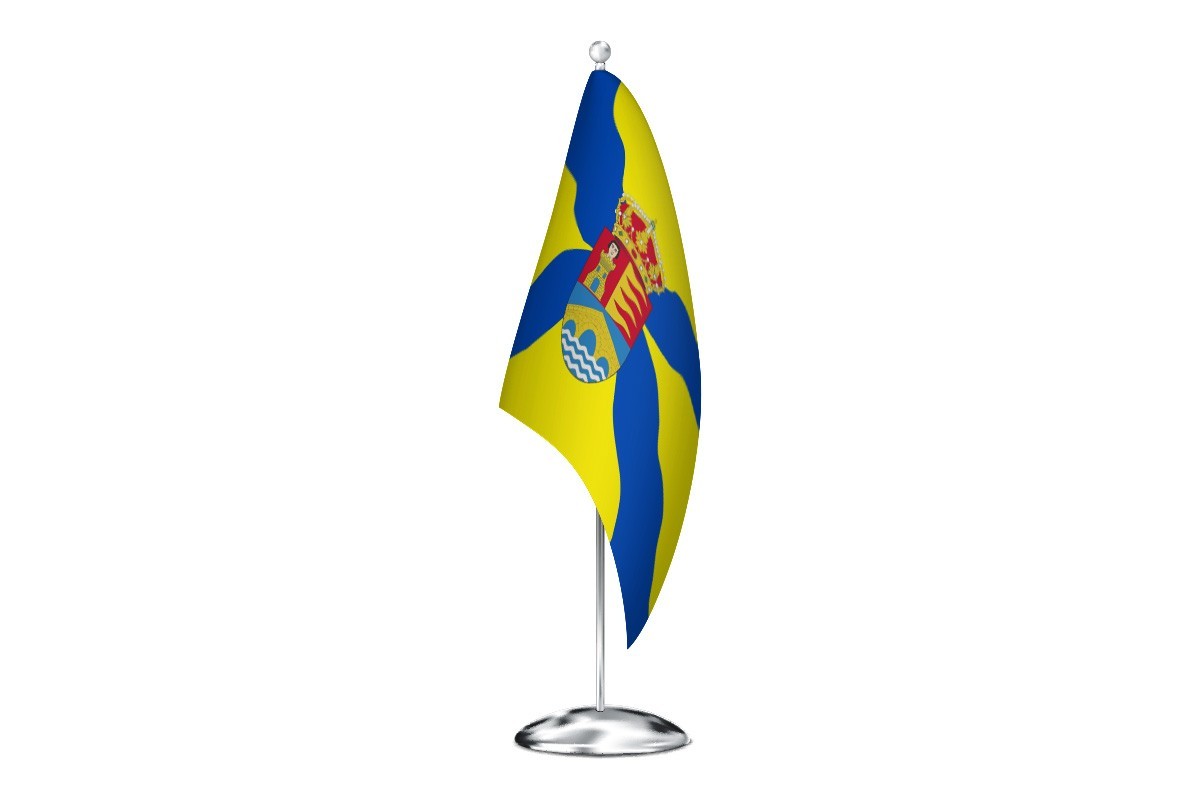 Bandera de despacho de Cabezón de Pisuerga de alta calidad