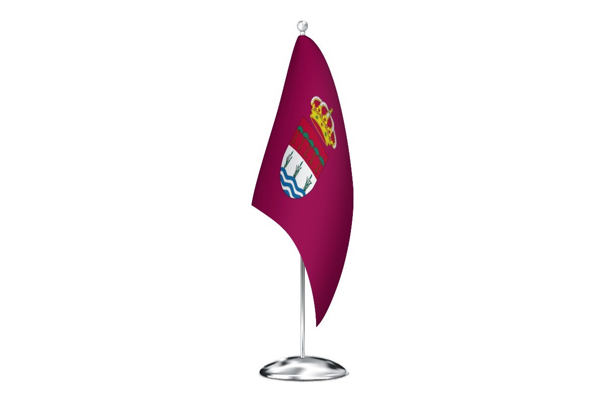 Bandera de despacho de Laguna de Duero de alta calidad