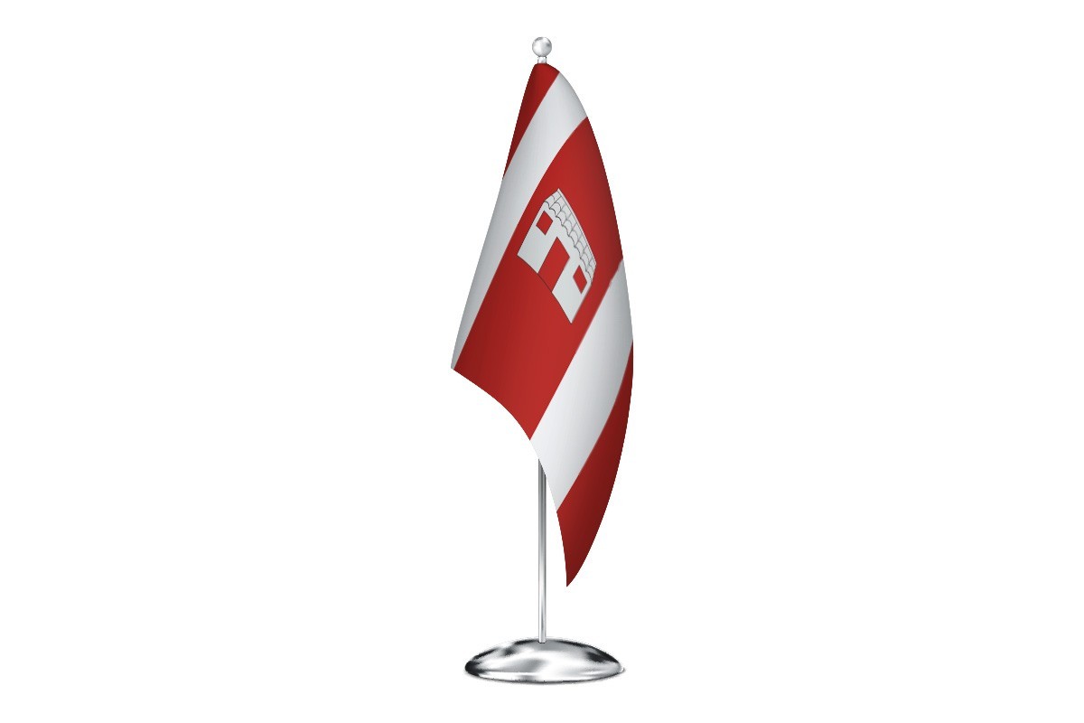 Bandera de despacho de Nueva Villa de las Torres de alta calidad