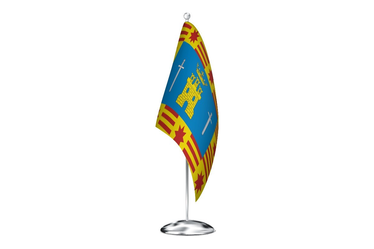 Bandera de despacho de Villalbarba de alta calidad