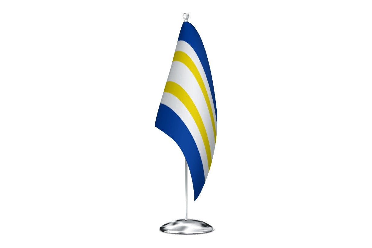 Bandera de despacho de Arcos de la Polvorosa de alta calidad