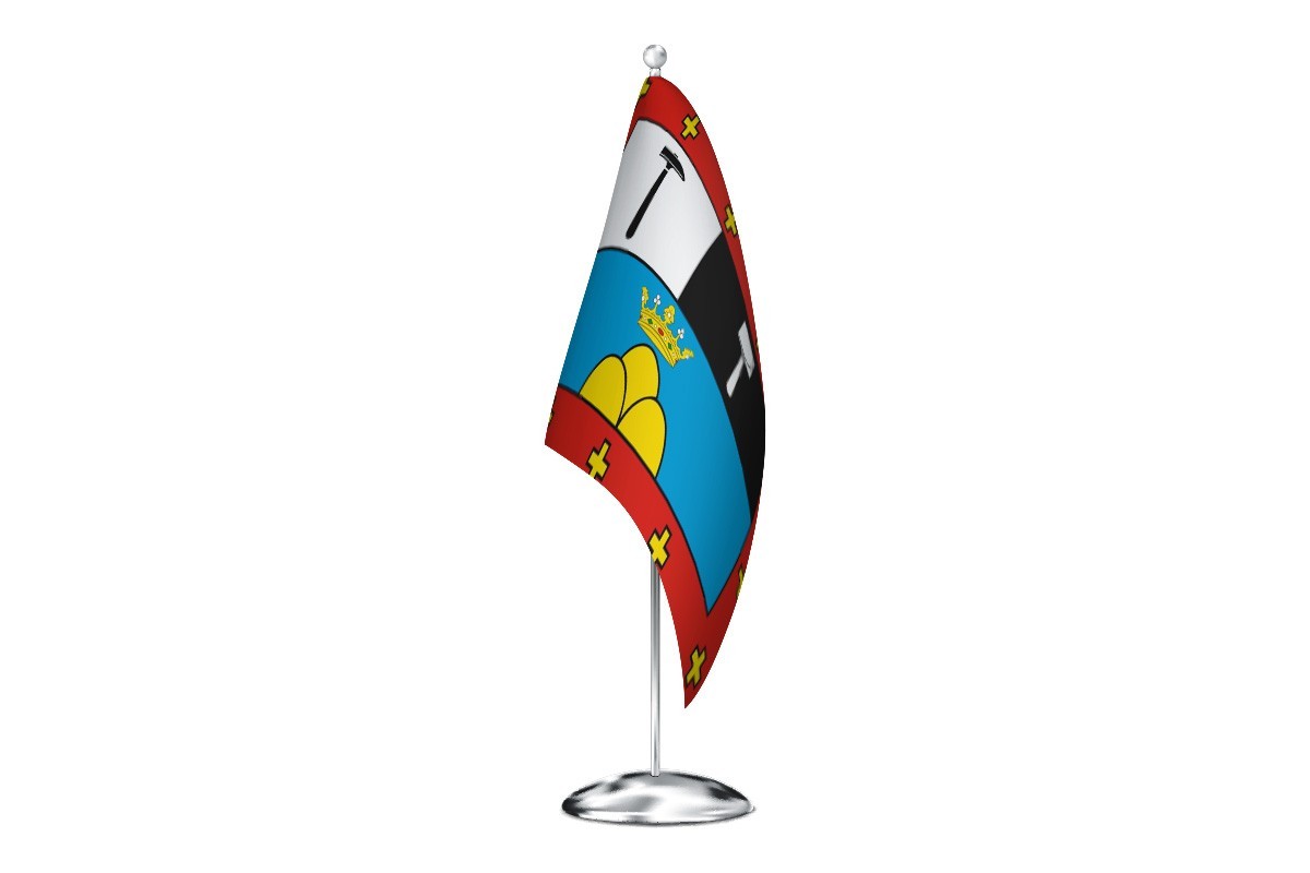 Bandera de despacho de Ferreras de Arriba de alta calidad